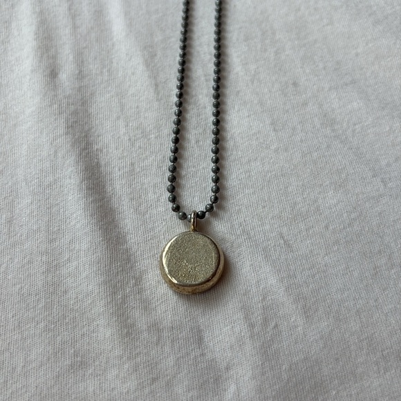 Vintage July Blue Birth Flower Necklace. Y2K - Picture 3 of 4